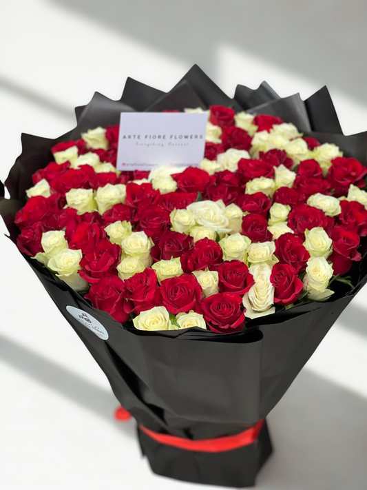 Scarlet & Ivory Elegance